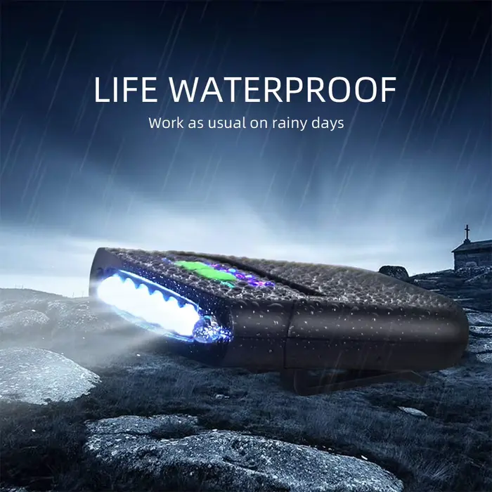 Mini lampe frontale LED à clip pour casquette rechargeable USB portable pour pêche légère et occasionnelle