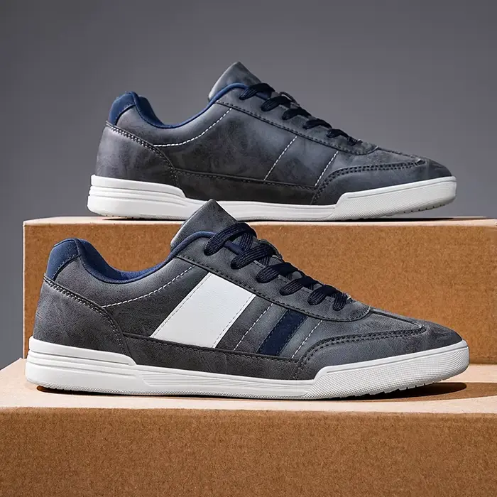 Chaussures de pêche homme à orteils larges en cuir, confortables pour marcher pieds nus, chaussures plates décontractées