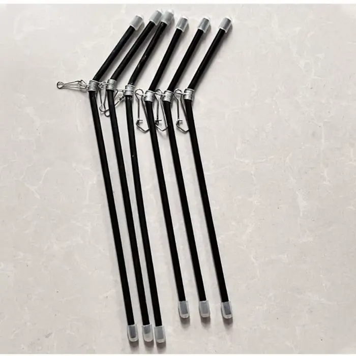 5 connecteurs anti-embrouille pour feeder pêche 20cm et 22cm noir - Outils balance feeder