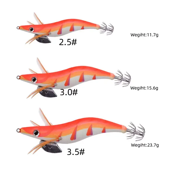 Leurre pêche leurre souple calamar pieuvre appât dur wobbleur avec yeux 3D et sac 10 pièces