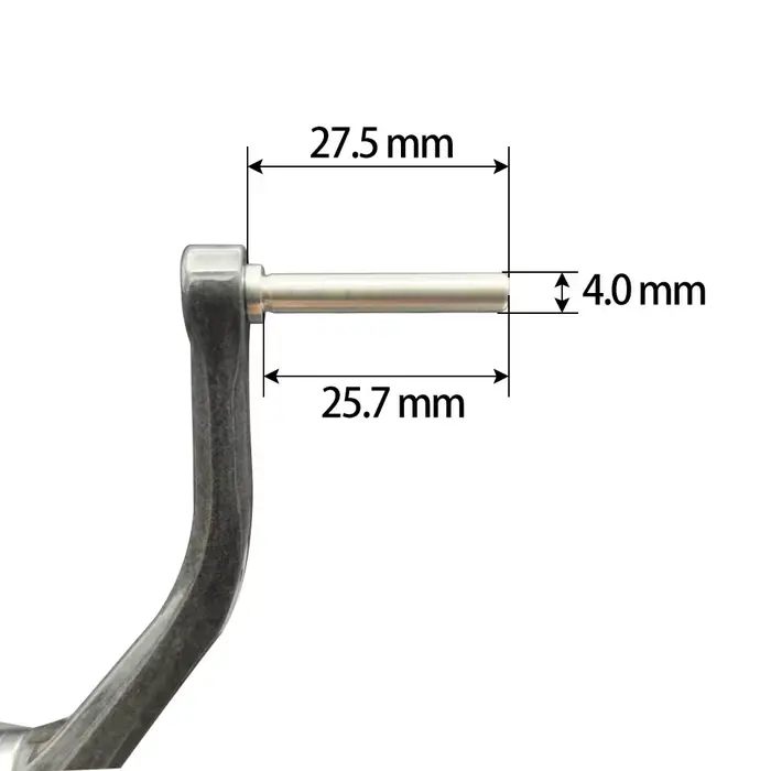 Manivelle de remplacement léger carbone pour moulinet pêche SHIMANO DAIWA sans bouton poignée puissante
