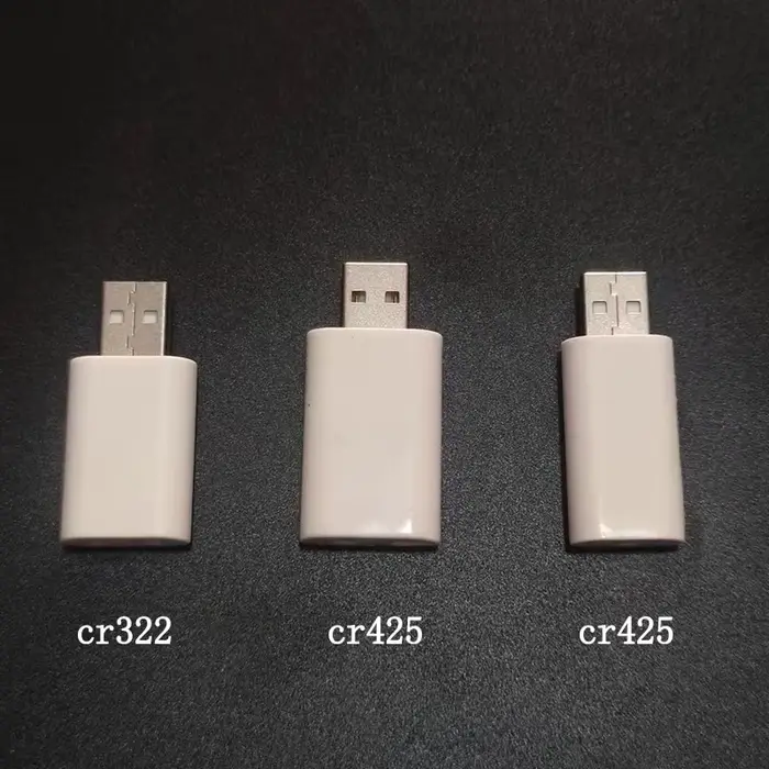 Chargeur USB rechargeable pour piles CR425 et CR322, accessoire batterie pour flotteur de pêche et appareils électroniques