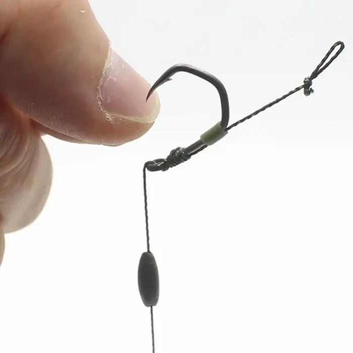 20 hameçons carpe à pointe perçante revêtus PTFE, acier inoxydable haute résistance pour pêche spécifique