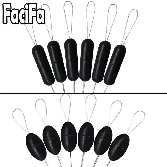 60 pièces de flotteurs de pêche professionnels en silicone anti-embroussaillement, connecteurs et stops pour ligne