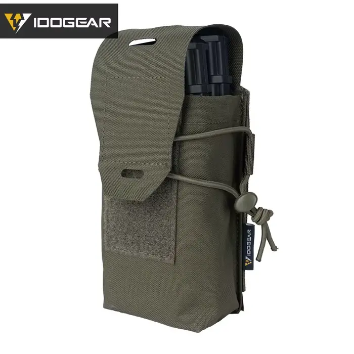 Poche double chargeur 5.56 MOLLE tactique IDOGEAR pour chasse et pêche sous-marine