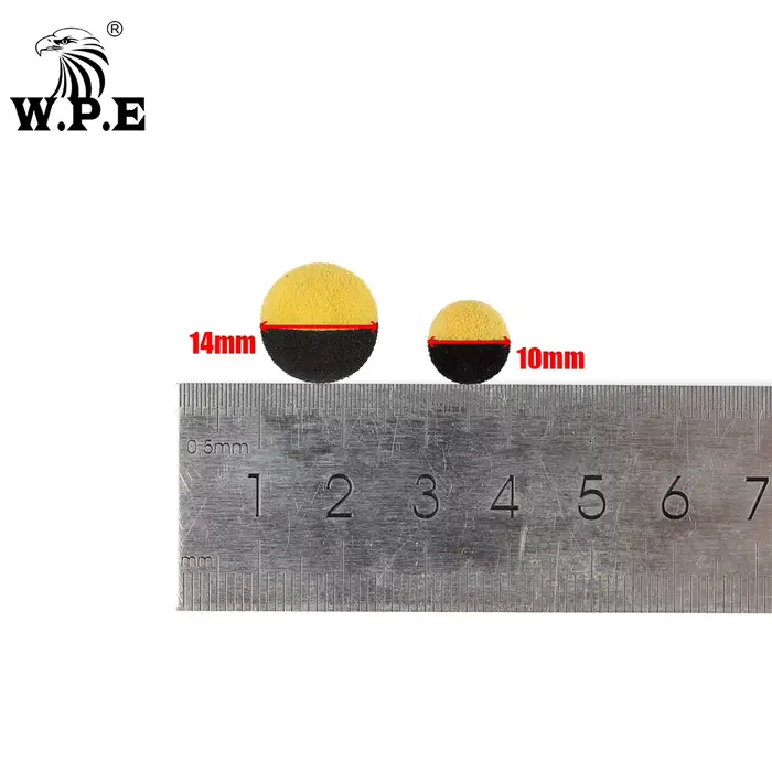 W.P.E 8-10 boilies foam color balls - appâts pop-up pour montages method hair rig pêche carpe