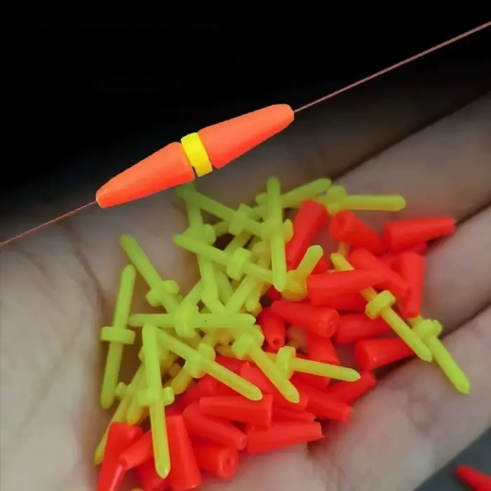 30 pièces stopper flottant pêche anti-dérive professionnel pour ligne flotteur bouchon outils accessoires