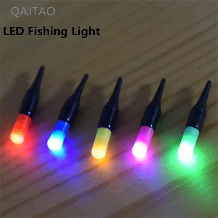 5 flotteurs LED à queue lumineuse - Lumières colorées changeantes pour pêche nocturne et crépusculaire
