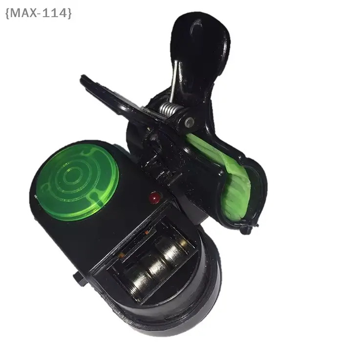 Alarme morsure carpe B1101 MAX114M3 réglable volume/sensibilité avec LED - Pour pêche nuit