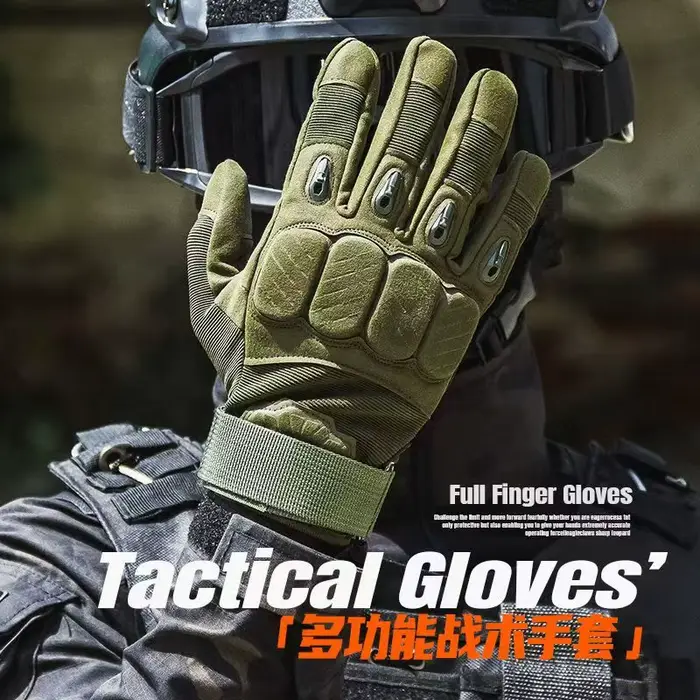 Gants tactiques écran tactile paintball airsoft pêche tir randonnée homme doigts pleins