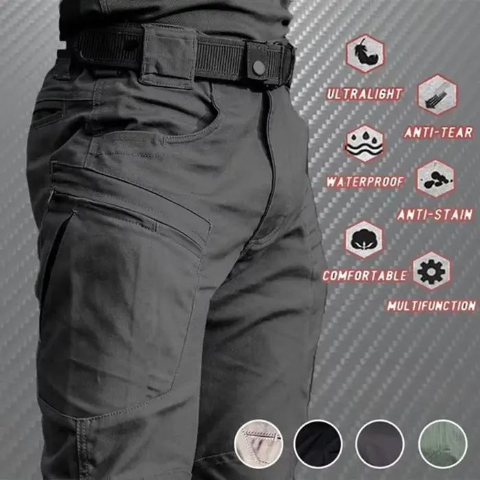 Pantalon cargo tactique imperméable homme 2024 - Été militaire - Respirant pêche chasse séchage rapide