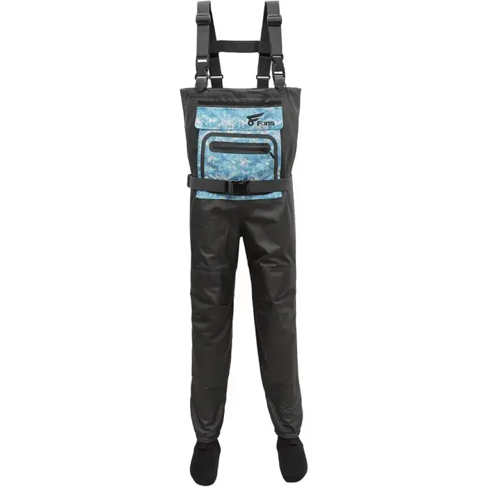 Waders de pêche à la mouche respirants et imperméables 8 Fans pour hommes et femmes - Bottes intégrées