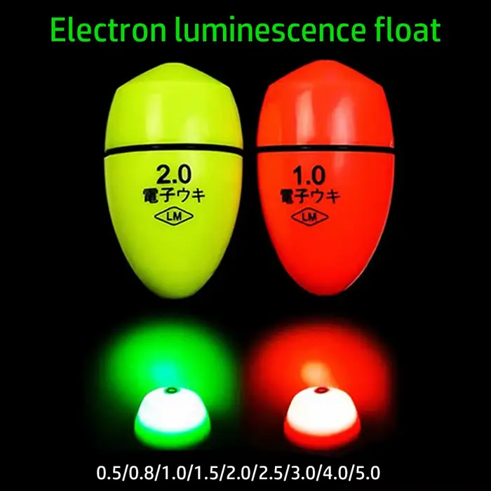 Flotteur électronique lumineux pêche nuit vague roche détection morsure LED haute visibilité