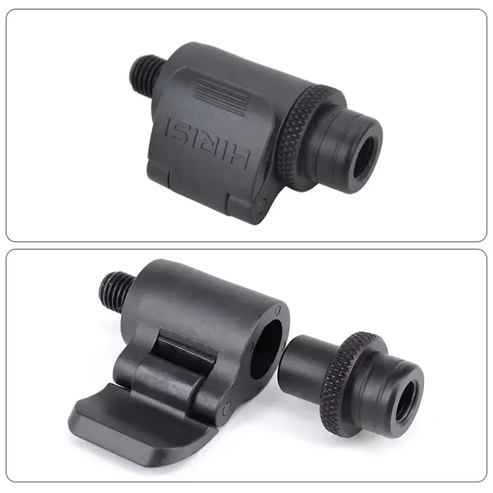 Connecteur rapide aluminium Hirisi AQ211 pour alarmes carpe et rod pod - Accessoire pêche