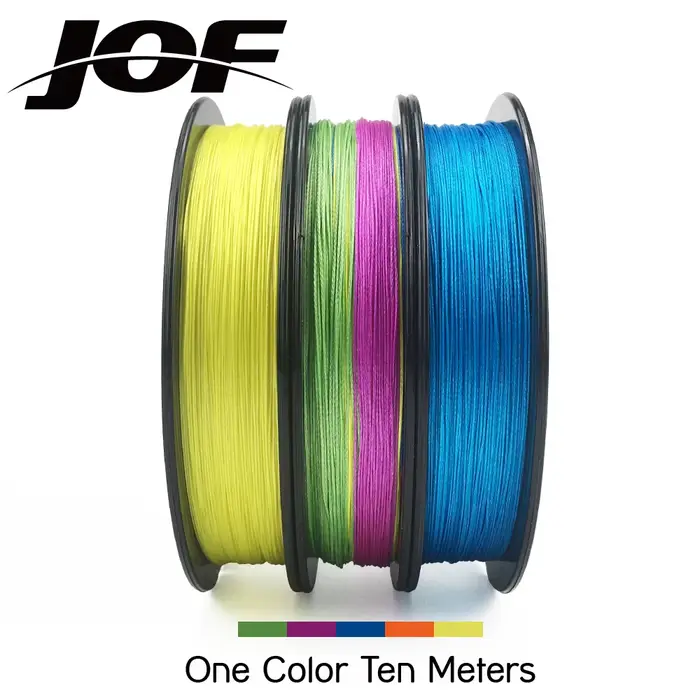 Ligne pêche JOF multifilament 8 brins 500m 300m 150M PE tressé 15-100LB pour carpe et mer