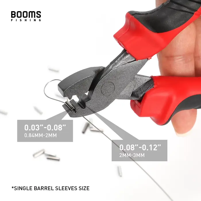 Pince sertissage pêche CP2 avec 300 manchons 6 tailles pour lignes simple double outils accessoires