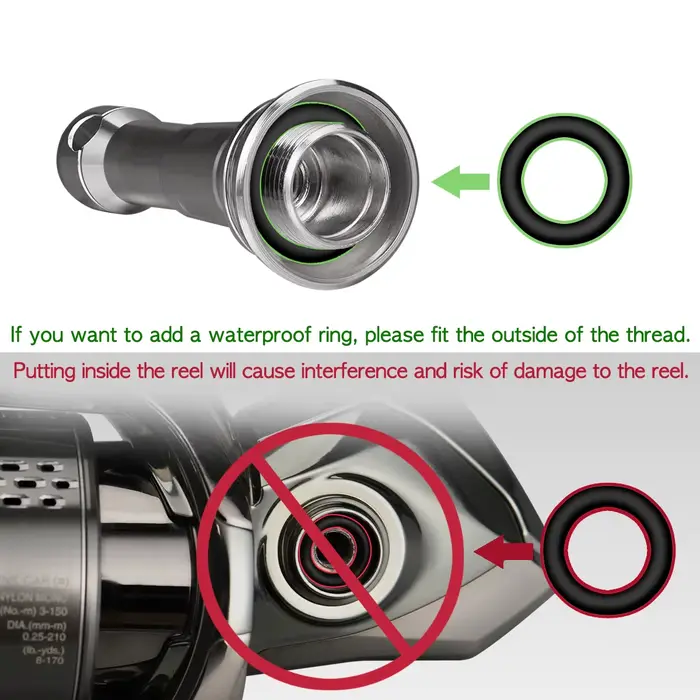 Support de moulinet pliable Gomexus R6 pour Shimano Vanquish Stella Daiwa Exist 19 - Accessoire pêche spinning