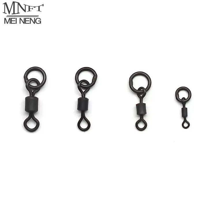 40 anneaux flexibles à changement rapide MNFT pour montages carpe - accessoires terminal tackle pêche