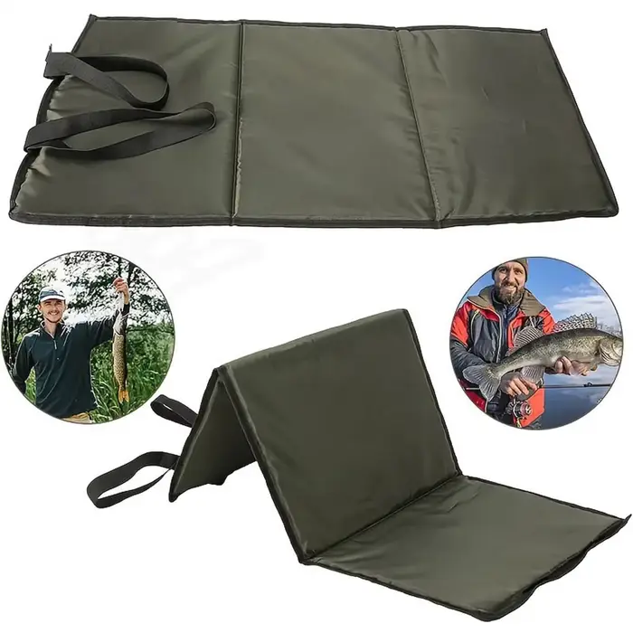 Tapis de décrochage pêche carpe portable - Équipement pêche cadeau pour mari papa petit ami
