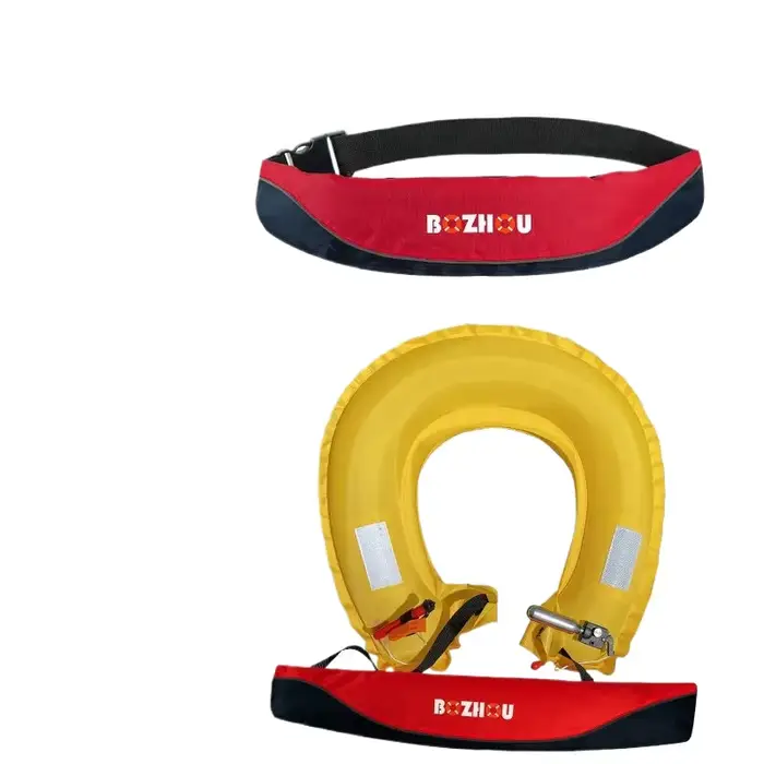 Gilet de pêche gonflable automatique ceinture manuelle adulte professionnel portable sécurité