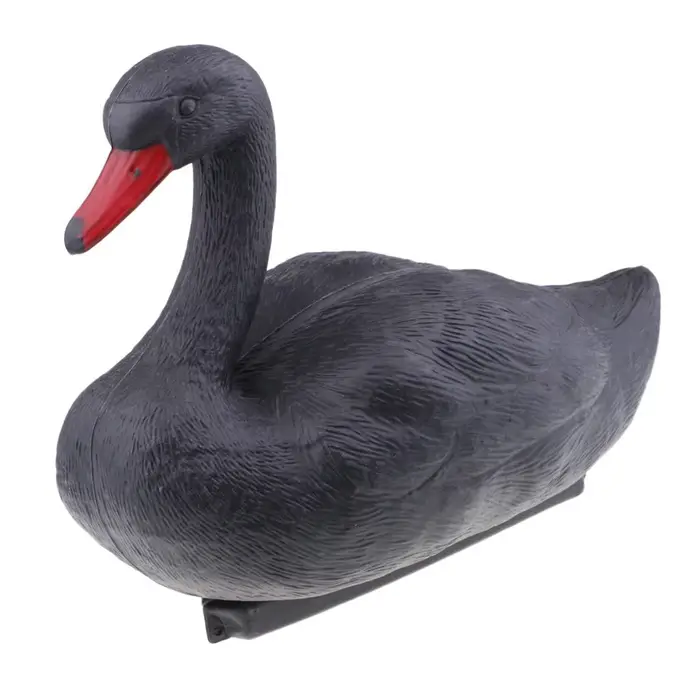 Leurre cygne flottant XPE - Déco réaliste pour lac et jardin, idéal chasse aux oies décorative