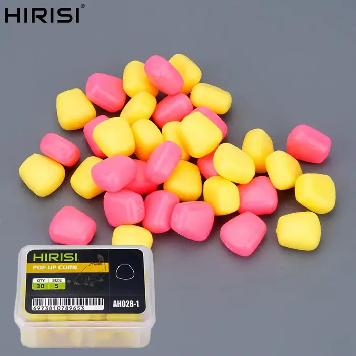30 appâts pop-up maïs artificiels Hirisi pour carpe - Leurres souples pêche accessoires AH028