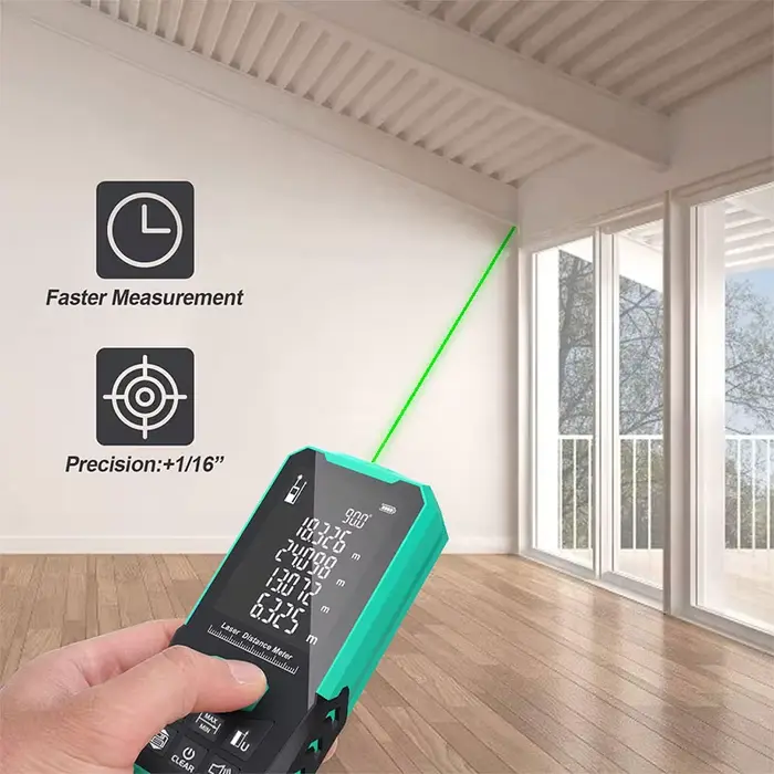 Télémètre laser à source verte sans pile - 5 portées pour pêche écologique et précise
