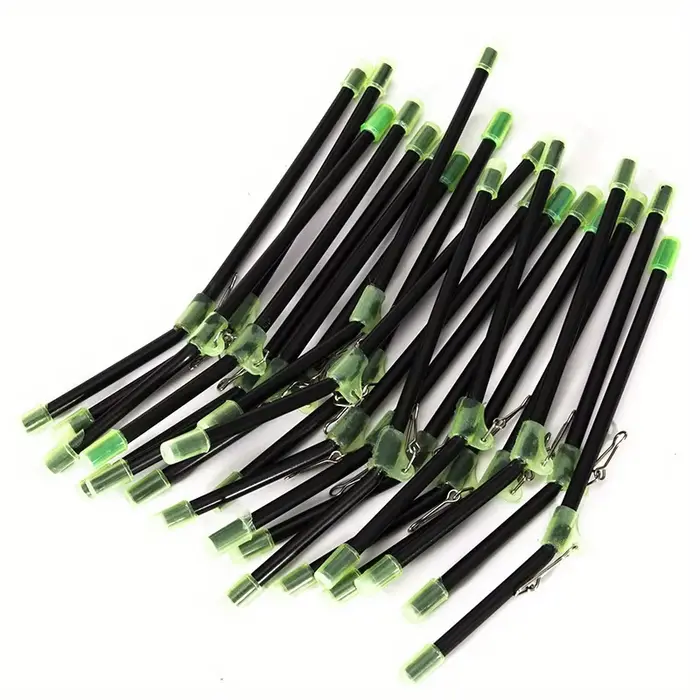 20 booms anti-emmêlement pêche mer lumineux avec tube snap connecteur équilibre outils pesca