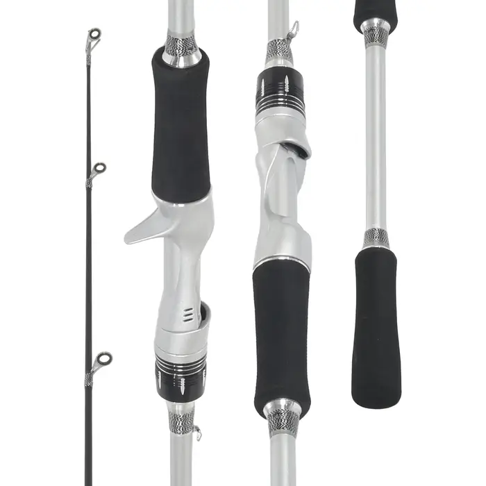 Canne à pêche carbone BAKAWA M Power 1.8m 1.65m spinning casting pour la pêche de la carpe et leurres