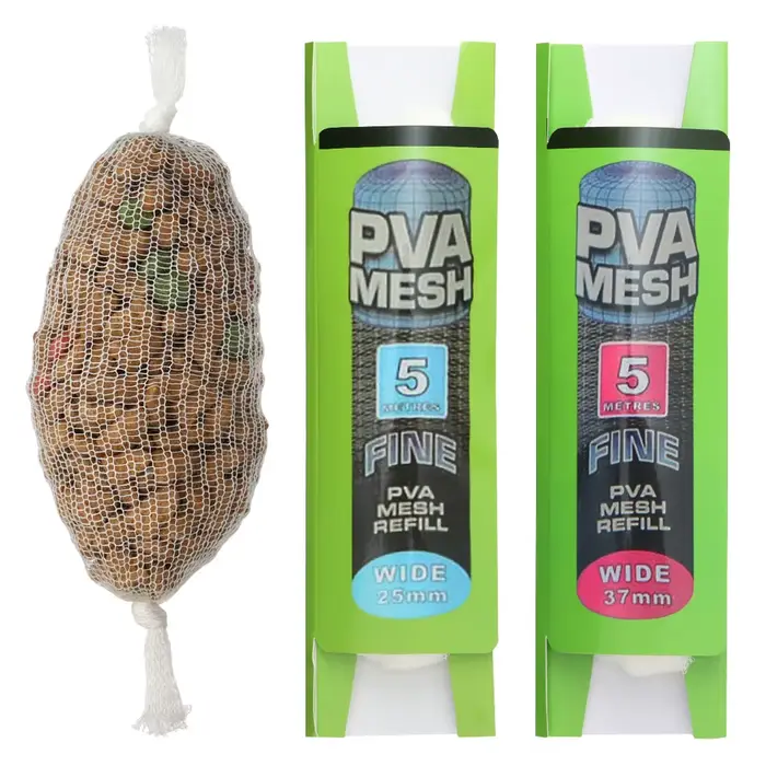 Filet PVA soluble pour pêche carpe - Recharge amorçage feeder appâts wrap bags accessoires
