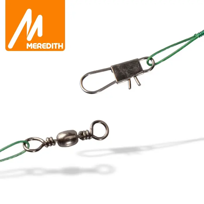 Fil anti-emmêlement Meredith pour pêche du black bass avec leurres rotatifs et accessoires Parker