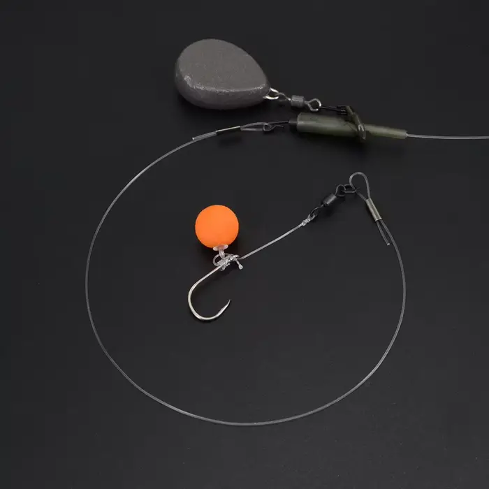 Ligne fluorocarbone Hirisi 20m rigide pour montage chod rig carpe 15lb à 32lb transparente invisible