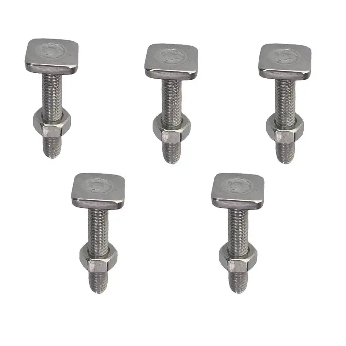 Écrou coulissant pour rail de kayak - Montage facile M6 pour accessoires de pêche