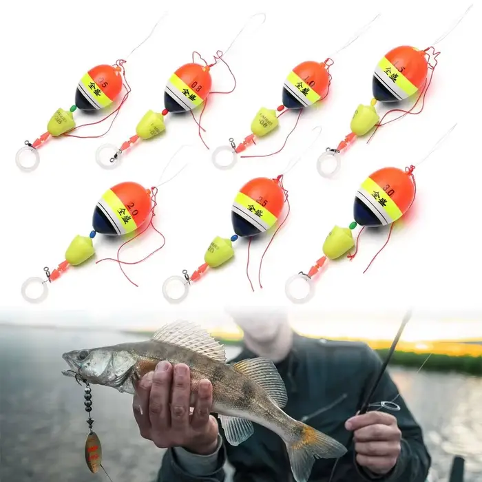 Flotteur de pêche ABS Ah Bo pour mer rocheuse et transfert de ligne, 0.5g à 4.0g, accessoire pêche