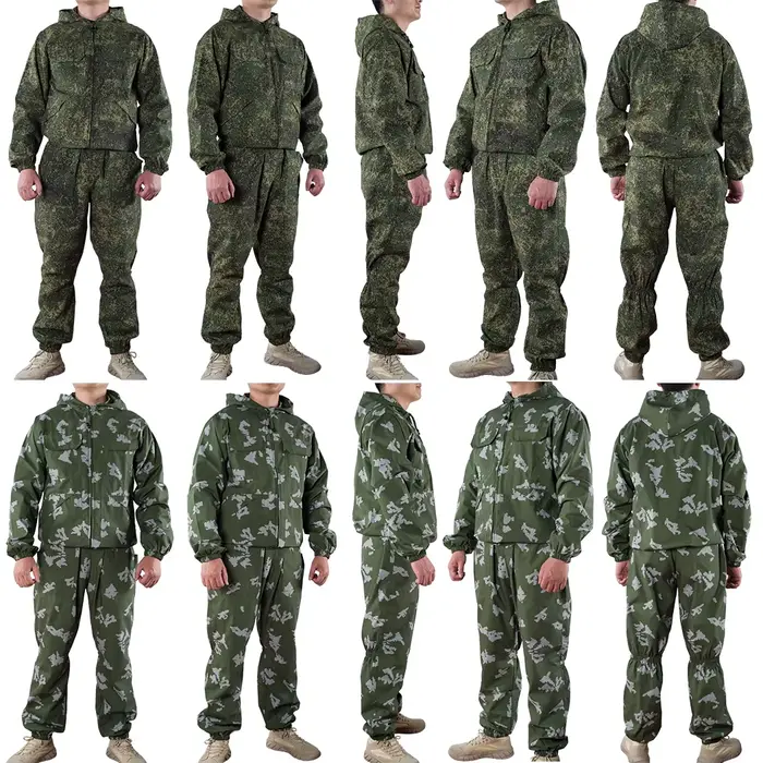 Combinaison camouflage russe été pêche chasse respirante vêtement extérieur confortable tenue tactique