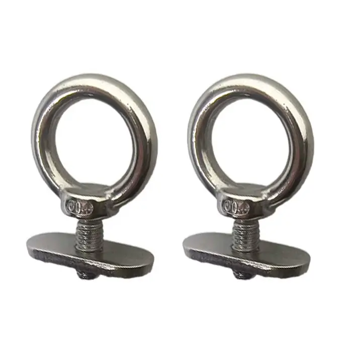 2/4 blocs coulissants réglables en acier inoxydable pour rail de kayak - Support de montage