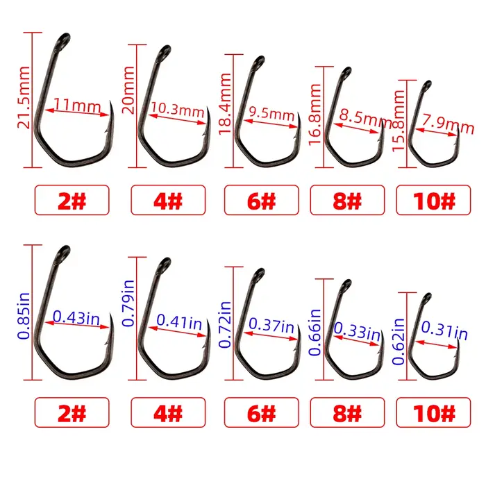 Hameçons carpe micro-barbés acier carbone PTFE 30 pièces Hirisi X919 accessoires pêche durable
