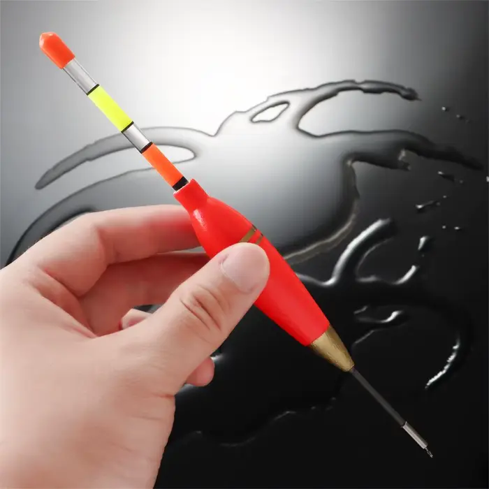 Flotteur de pêche lumineux EVA longue durée pour nuit, 6g à 30g, bouchon vertical lumineux pour