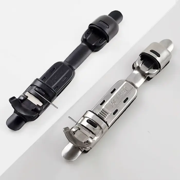 Support moulinet pêche plaque inox 12.5x2cm siège de fixation pour protéger canne pêche