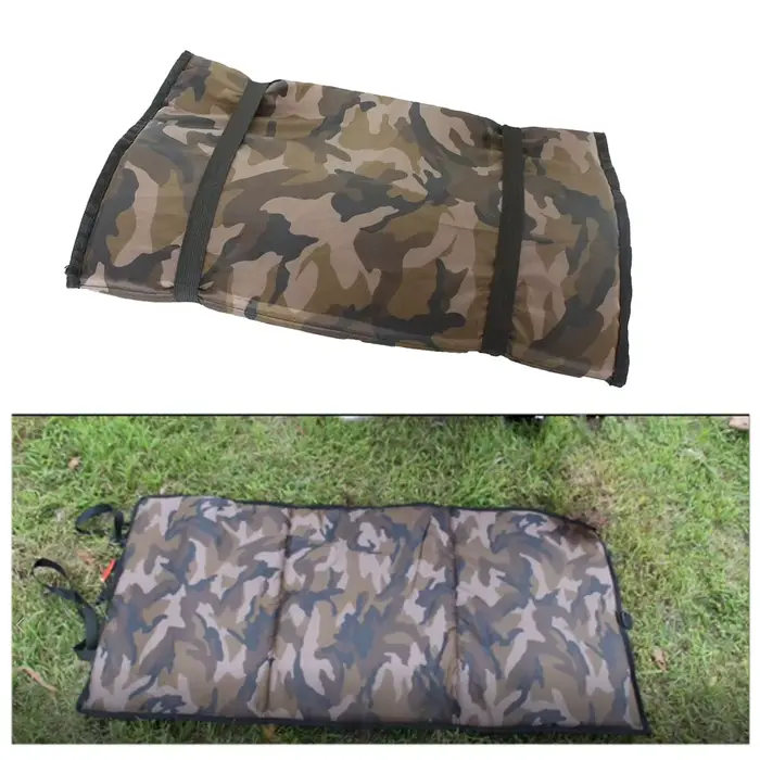 Tapis de décrochage pliable pour pêche à la carpe - Matelas de réception compact pour matériel de pêche