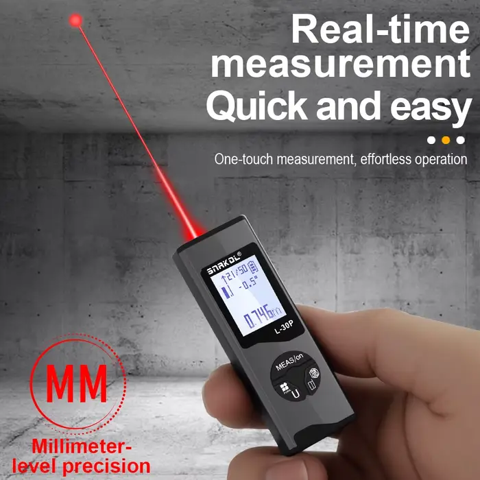 Mini télémètre laser 30m rechargeable USB 24g - Distancemètre portable intelligent pour pêche