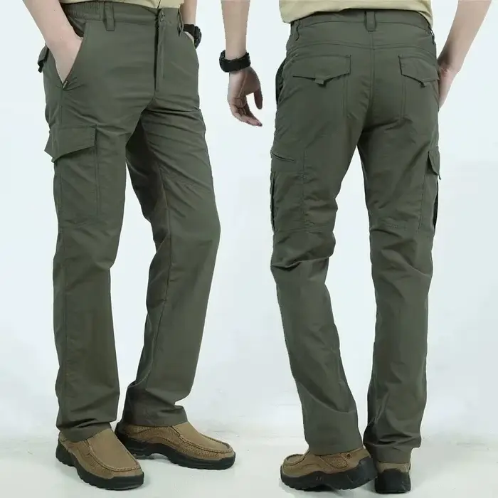 Pantalon séchage rapide homme été pour pêche - Imperméable et respirant pour pêche sportive