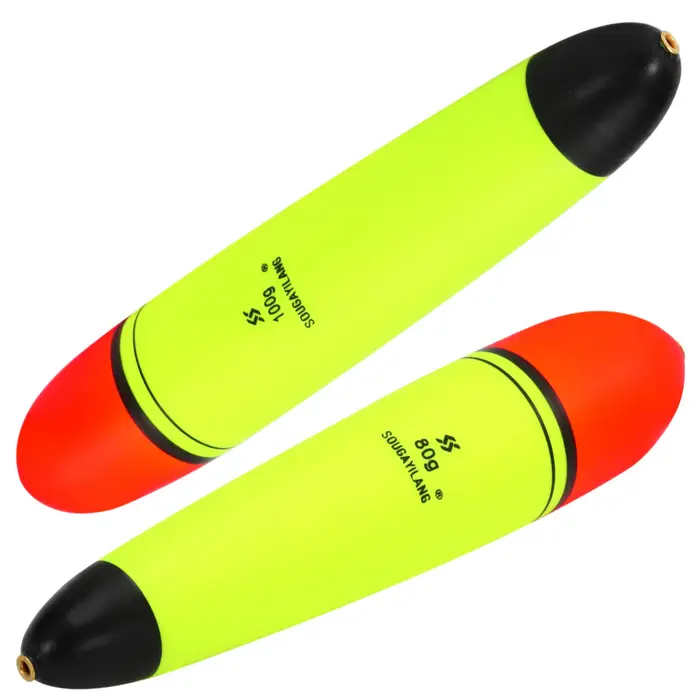 Floats pêche mer Sougayilang 5 bouées EVA 10-100g pour pêche rocheuse et leurres légers