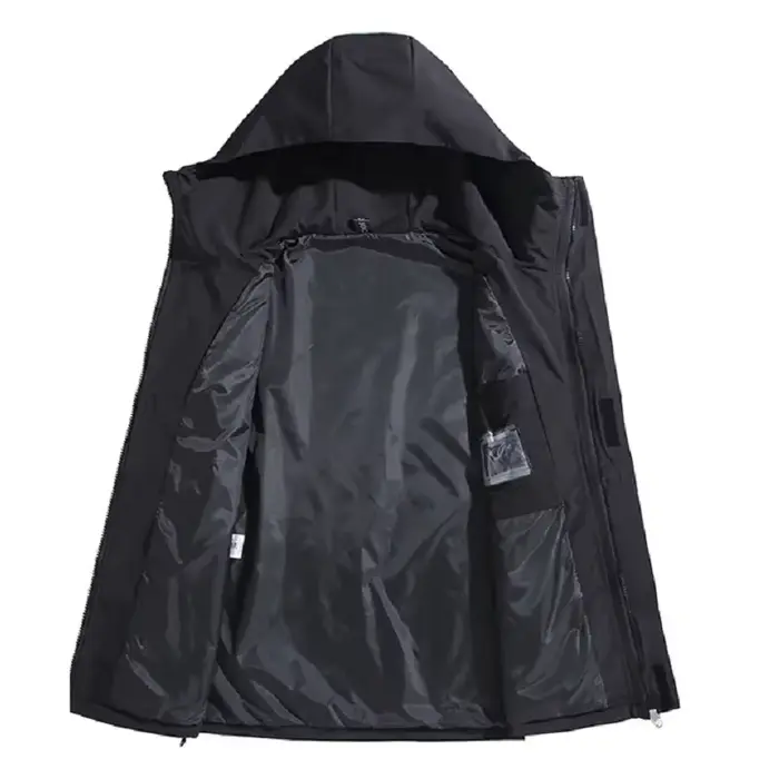 Veste bomber imperméable pour pêche - Taille 12XL - Coupe-vent avec capuche - Homme