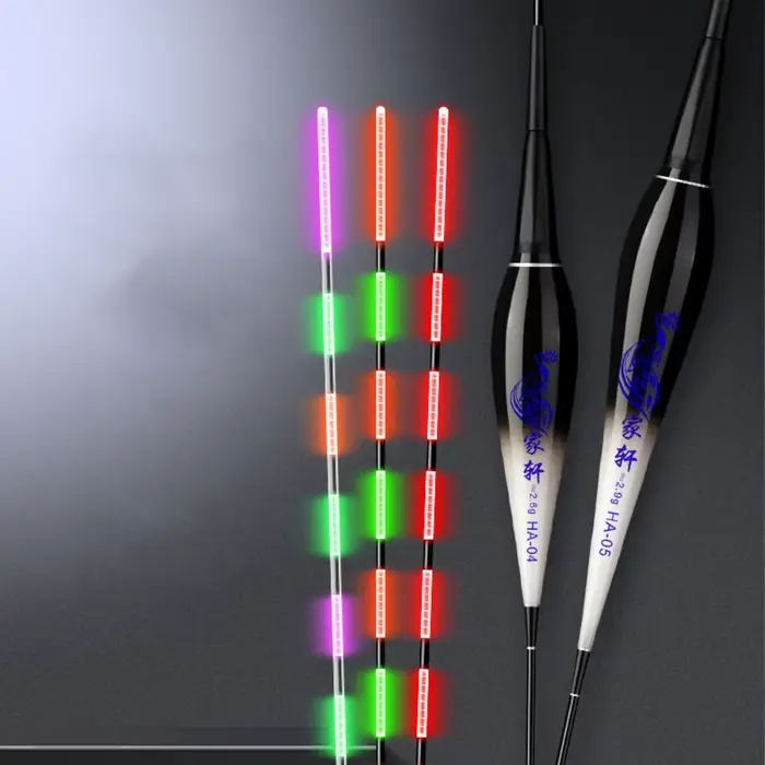 Flotteur LED intelligent longue queue haute sensibilité - capteur gravité stroboscope pêche nocturne électrique