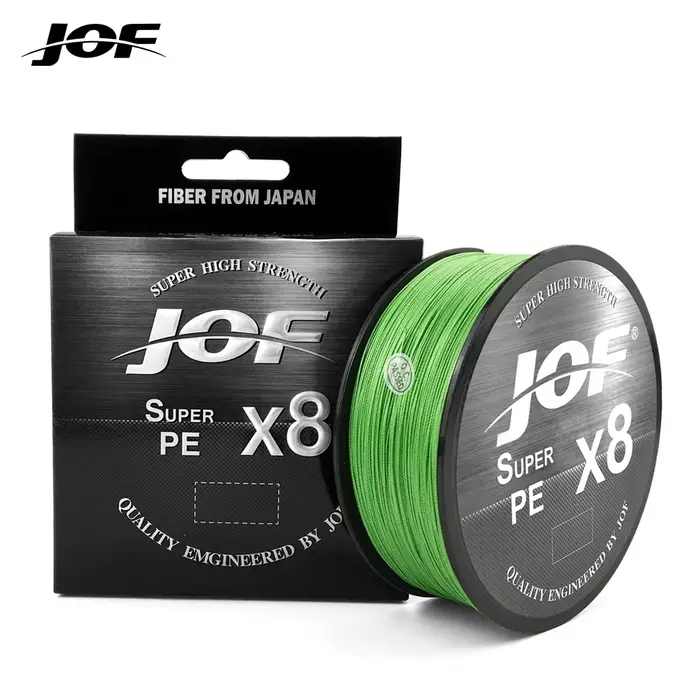 Ligne JOF 8 brins japonaise 150-500M pour carpe - Accessoire pêche PE 8 tresses 15-100LB
