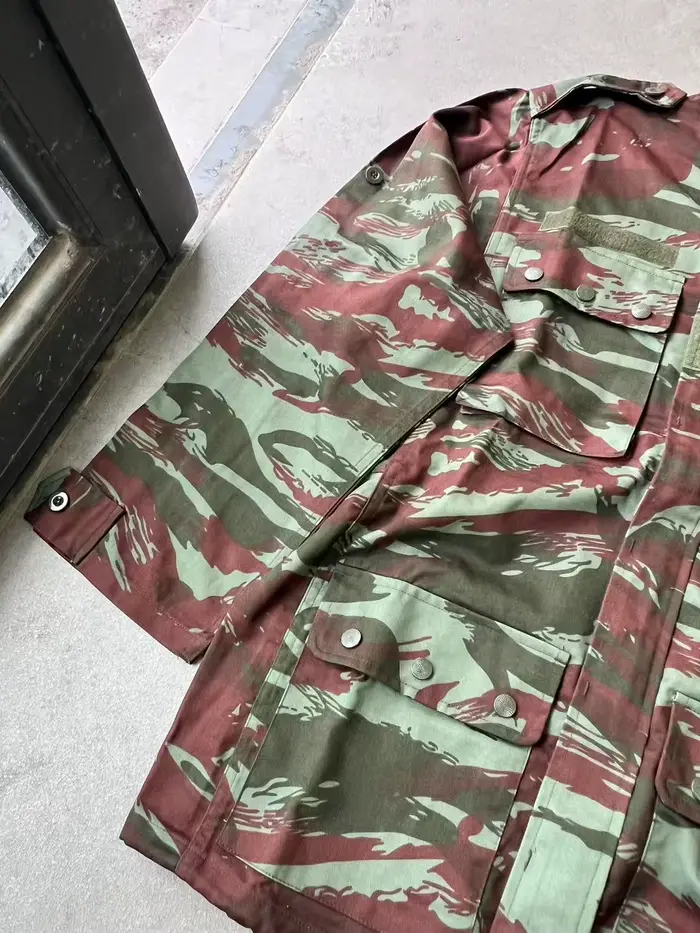 Set camouflage lézard français Benin - Tenue pêche africaine pour discrétion exceptionnelle berges