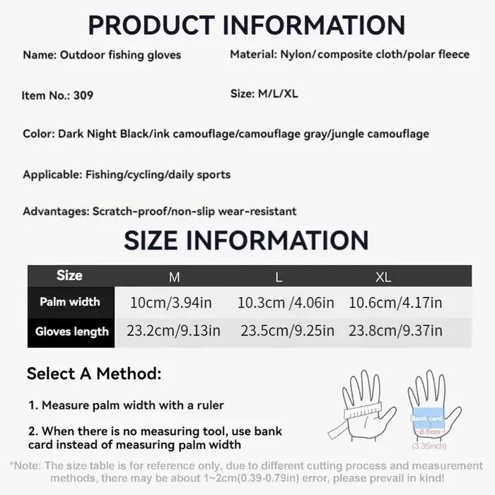 Gants de pêche hiver KoKossi écran tactile épaissis silicone anti-dérapage imperméables résistants doigt retournable vélo