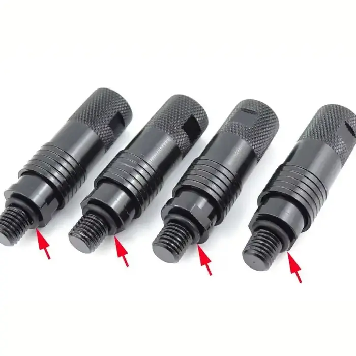 50 anneaux caoutchouc noir pour indicateurs de touche et supports cannes accessoires pêche