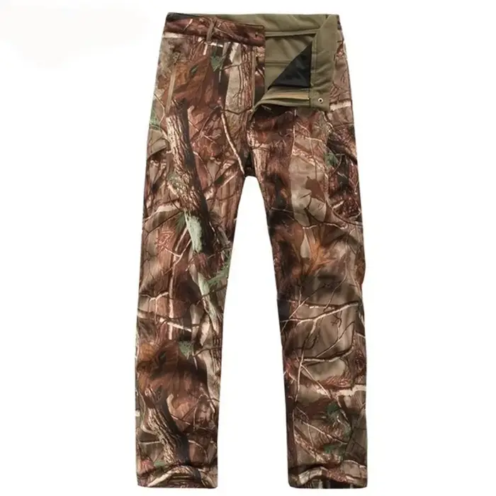 Pantalon de chasse camouflage TAD peau de requin imperméable coupe-vent randonnée alpinisme